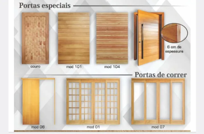 Portas especiais e de correr