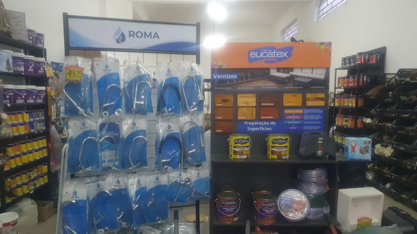 Torneiras e produtos de acabamento